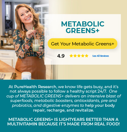 Metabolic Greens+ health banner
